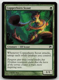 MTG Copperhorn Scout C Scars of Mirrodin 116 LP - Image 1