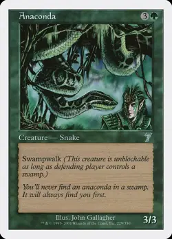 MTG - Anaconda - Seventh Edition - X1 - (LP) - - Image 1