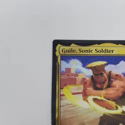 MTG Magic the Gathering Street Fighter 2 Secret Lair Guile Sonic Soldier - NM - Image 2