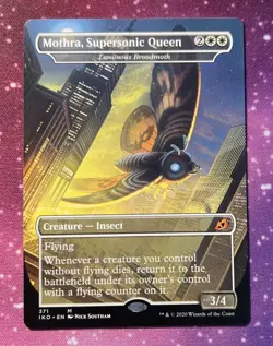 MTG Mothra, Supersonic Queen 371 Ikoria IKO NM/M Magic the Gathering - Image 1