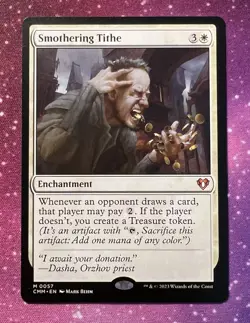 MTG Smothering Tithe 57 Commander Masters CMM Mythic NM/M Magic the Gathering - Image 1