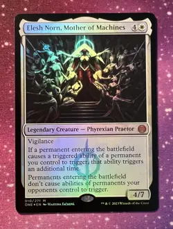 MTG Elesh Norn, Mother of Machines 10 Foil NM/M Mythic ONE Magic the Gathering - Image 1