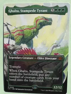 MTG Ghalta, Stampede Tyrant 326 LCI NM/M Mythic Magic the Gathering - Image 1
