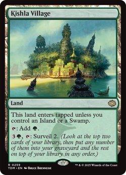 Kishla Village 0259 ~ Rare NM MTG Tarkir Dragonstorm - Image 1