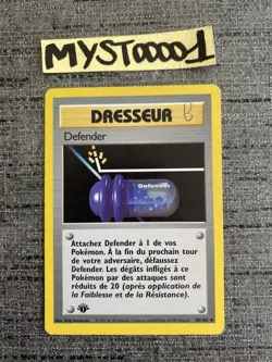 Carte Pokemon Defender 80/102 1ere Ed Set De Base Wizards INK Francais OCCASION - Image 1