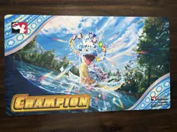 Official Play! Tera Lapras Pokemon TCG League Cup CHAMPION Playmat - Image 1
