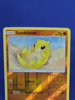 Sandshrew Reverse Holo 83/214 Unbroken Bonds Pokemon Card Tcg Ccg 2019 - Image 3