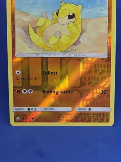 Sandshrew Reverse Holo 83/214 Unbroken Bonds Pokemon Card Tcg Ccg 2019 - Image 4