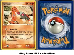 2006 Pokemon, POP Series 1, #10/17 Torkoal, Uncommon - Image 1