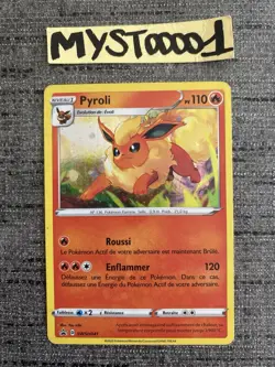 Carte Pokemon Pyroli Promo SWSH041 Holo Francais OCCASION - Image 1