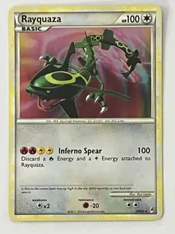 Rayquaza Pokemon 20/95 Call of Legends Reverse Holo Rare Near Mint Cards HP 100 - Image 1