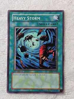 YuGiOh TCG Heavy Storm - Structure Deck: Zombie Madness 1st ED SD2-EN019 LP - Image 2