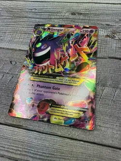 Pokemon TCG Mega-Gengar-EX Phantom Forces Holo Rare Card LP - Image 1