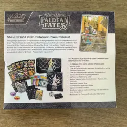 Pokemon TCG S&V Paldean Fates Pokemon Center Elite Trainer Box ETB New & Sealed - Image 2