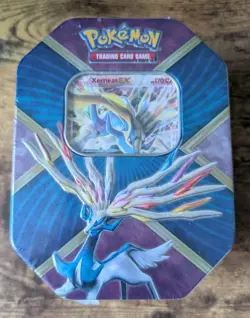 Pokemon XY Shiny Kalos Xerneas Tin Set [4 Booster Packs & Promo Card] - Image 1
