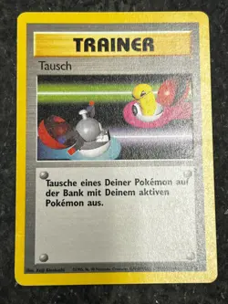 Tausch 95/102 - Base Set GERMAN Switch Vintage Pokemon Card MP - Image 1