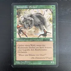 Rogue Elephant Weatherlight Magic the Gathering Single Card - GERMAN - Image 1