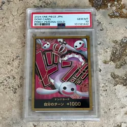 PSA 10 DON!! Card (Perona) (Gold) Japanese Premium Booster -The Best- Foil - Image 3