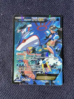 Pokemon Team Aqua's Kyogre EX Holo Rare Card 6/34 Double Crisis - Image 5