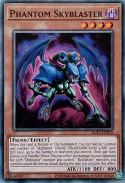 EGS1-EN010 PHANTOM SKYBLASTER COMMON UNLIMITED EDITION YuGiOh CARD - Image 1