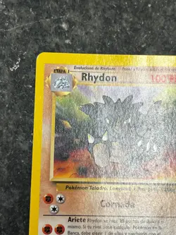 Rhydon 45/64 - Jungle SPANISH Vintage Pokemon Card MP - Image 5