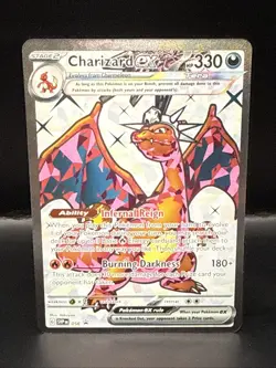 Pokemon Card Charizard ex SVP 056 Scarlet & Violet Promo Full Art A - Image 1