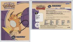 Raichu Danone Pokemon Stadium Tips #4 2000 0t8q - Image 3