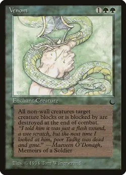 MTG - Venom - The Dark - X1 - (NM) - - Image 1