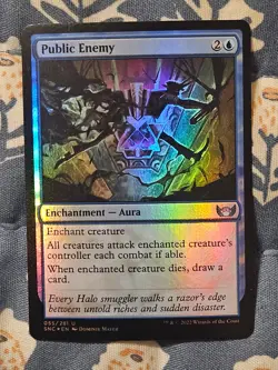 PUBLIC ENEMY FOIL Streets of New Capenna MTG Magic - Image 2
