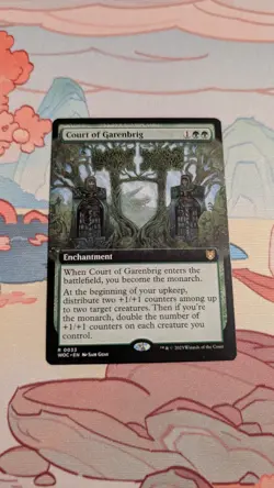 Court of Garenbrig (Extended Art) - Near Mint MTG Commander: Wilds of Eldraine - Image 1