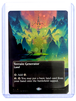 Terrain Generator R 0178 Borderless GALAXY FOIL MTG Edge Of Eternities EOS NM/M - Image 3