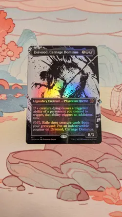 MTG English Drivnod, Carnage Dominus (Showcase) (Step-and-Compleat Foil) NM Foil - Image 1