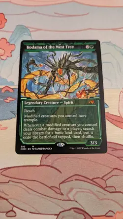 MTG Magic: Kamigawa: Neon Dynasty: Kodama of the West Tree #392 Mythic - NM - Image 1