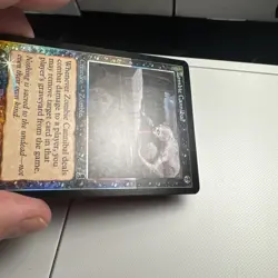 Zombie Cannibal 2001 Odyssey SHIFTED FOIL MISPRINT Black Creature MTG NM AZ1 - Image 3