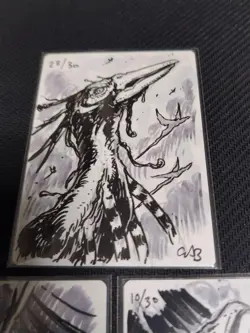 MTG Magic Artist Proof AP Christopher Burdett English / 3-Card Set - Image 2