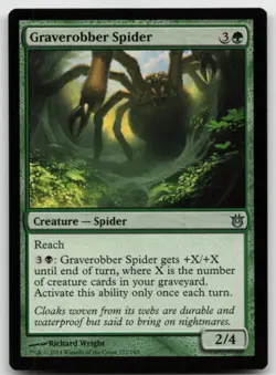 MTG Graverobber Spider U Born of the Gods 122 LP - Image 1