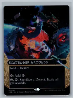 MTG Edge of Eternities: Stellar Sights Scavenger Grounds #0037 Borderless Foil - Image 1