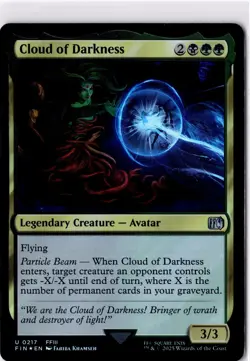 Cloud Of Darkness NM/M* FOIL Final Fantasy ENGLISH 0217 mtg -UnltdCards - Image 1
