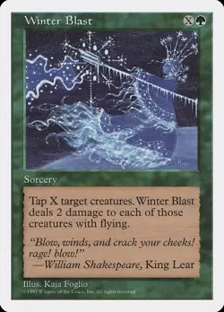 MTG - Winter Blast - Fifth Edition - X1 - (NM) - - Image 1