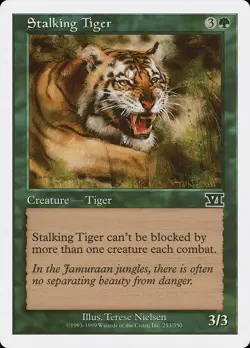 MTG - Stalking Tiger - Classic Sixth Edition - X1 - (NM) - - Image 1