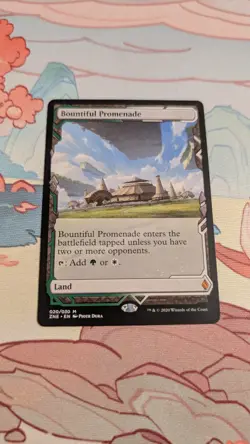 MTG - Bountiful Promenade - Zendikar Rising Expeditions - NM - Image 1