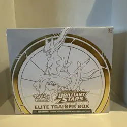Pokemon TCG: Sword & Shield Brilliant Stars ETB (Elite Trainer Box) -CUT ON BACK - Image 1