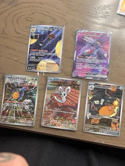 Pokemon TCG Destined Rivals/Black Bolt lot 4 IRs + 1 Full Art - Image 1