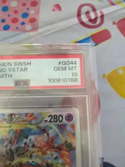 2023 POKEMON SWORD & SHIELD CROWN ZENITH #GG44 FULL ART/MEWTWO VSTAR PSA 10 - Image 3