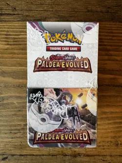 SEALED Pokemon TCG: Scarlet & Violet Paldea Evolved Half Booster Box - NEW - Image 1
