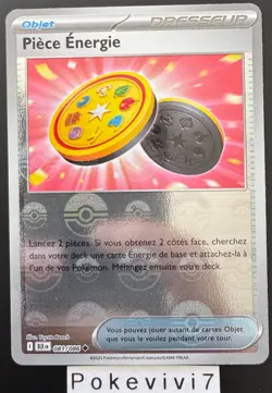 Carte Pokemon PIECE ENERGIE 081/086 REVERSE POKEBALL EV10.5 BLK FR NEUF - Image 1