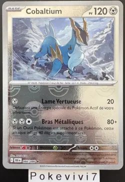 Carte Pokemon COBALTIUM 066/086 REVERSE POKEBALL EV10.5 BLK FR NEUF - Image 1