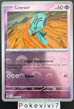 Carte Pokemon LEWSOR 040/086 REVERSE POKEBALL EV10.5 BLK FR NEUF - Image 1