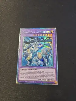 Dracotail Arthalion - JUSH-EN006 - Collector's Rare - YuGiOh - Image 2