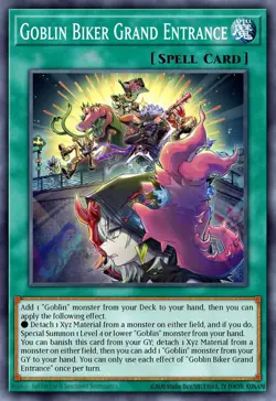 YuGiOh! Goblin Biker Grand Entrance PHNI-EN061 Secret Rare 1st Edition - Image 1